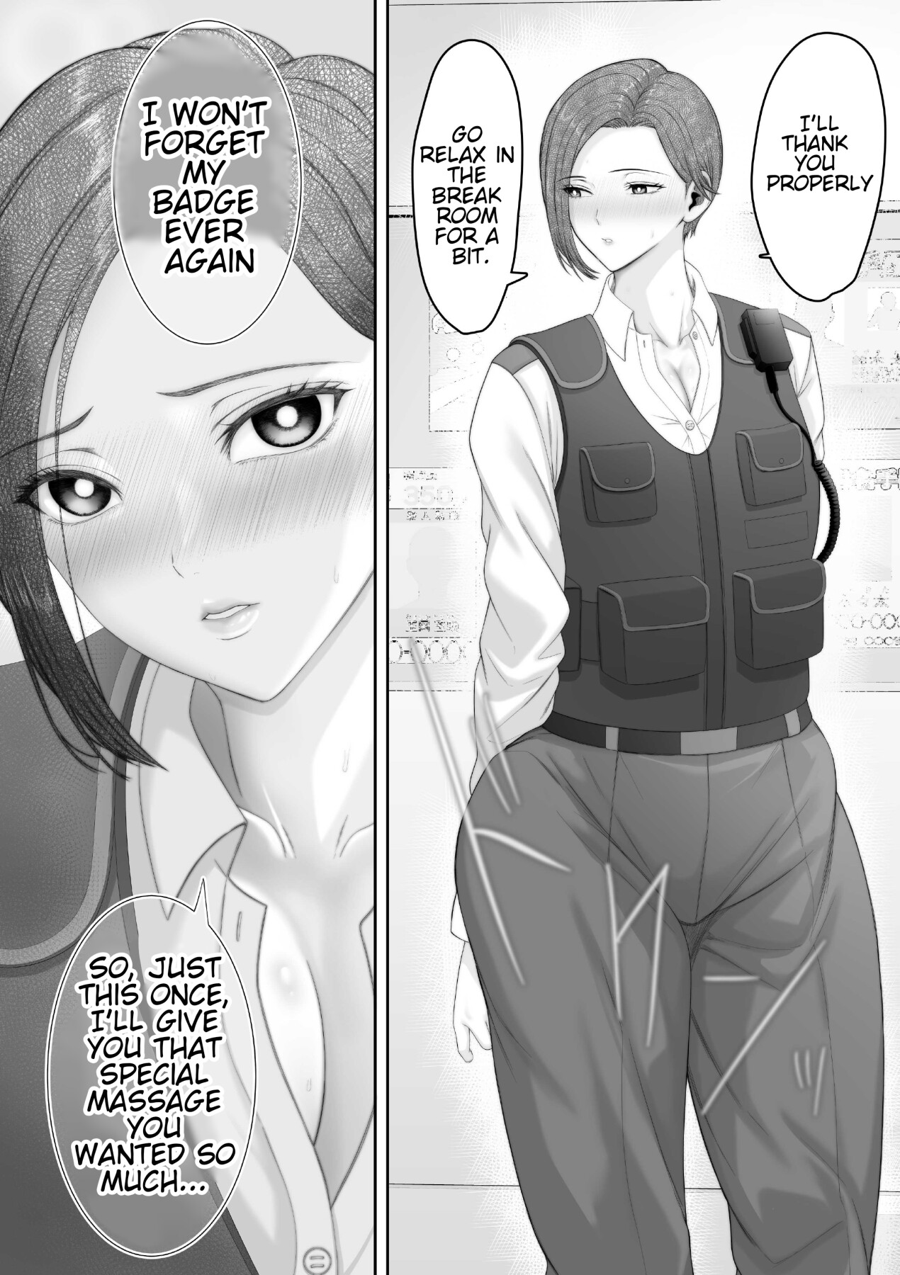 Hentai Manga Comic-The story of how my seriously huge-breasted police sergeant mom milked my dick with her pussy.-Read-33